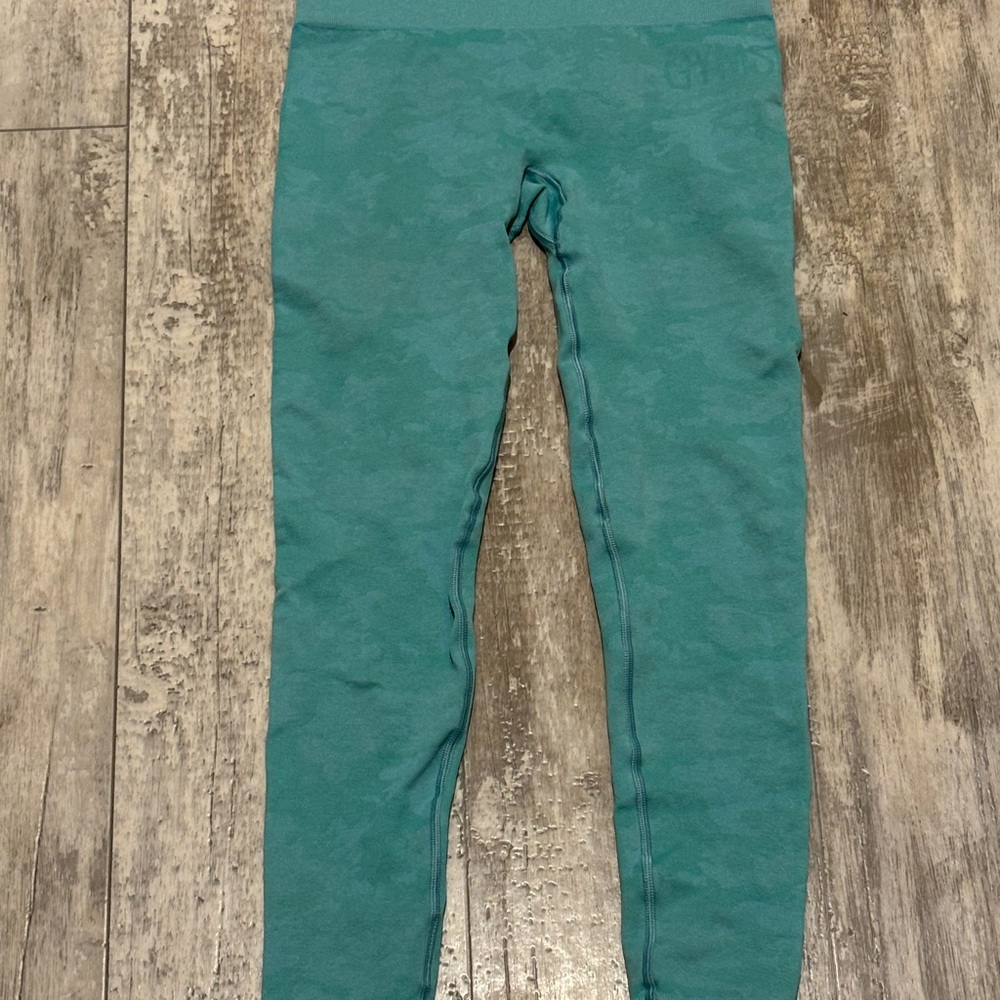 Gymshark Teal Seamless High-Waist Leggings